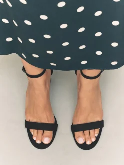 Zwart - Sandalen met blokhak*Next Best