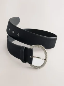 - Satin Belt with Diamante Buckle*Next