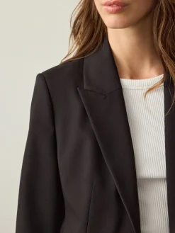 Zwart - Sculpting Single Breasted Tailored Blazer*Next Outlet