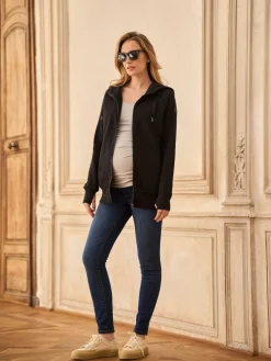 Zwart - Maternity & Babywearing 3-In-1Top*Seraphine Hot