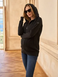 Zwart - Maternity & Babywearing 3-In-1Top*Seraphine Hot