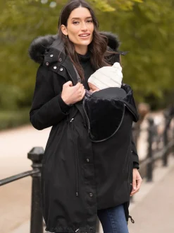 - Premium Sub-Zero donsgevulde 3-in-1 zwangerschaps- en draagparka*Seraphine Sale