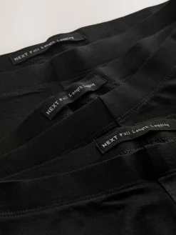 Zwart - Set van 3 lange leggings*Next Outlet