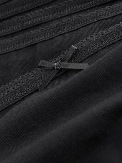 Zwart - Set van 5 slips met hoog katoengehalte*Next