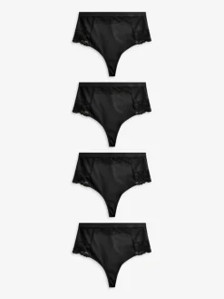 - Set van 4 vormgevende bikini's met kant op de rug en buikcorrigerend effect*Next Discount