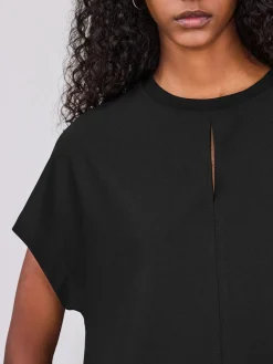 - Short Sleeve Keyhole Crew Neck Top*Next Best