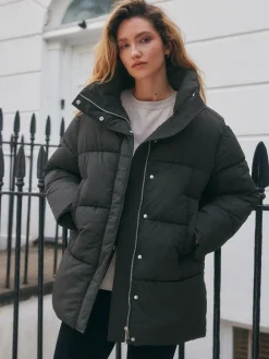 - Shower Resistant Mid Length Padded Coat*Next Discount