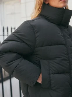 - Shower Resistant Mid Length Padded Coat*Next Discount