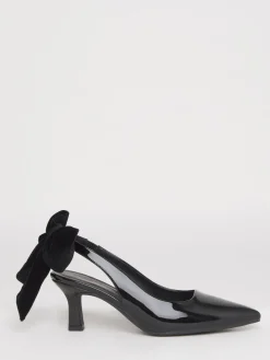 - Back Bow Pointed Toe Heel*Simply Be Hot