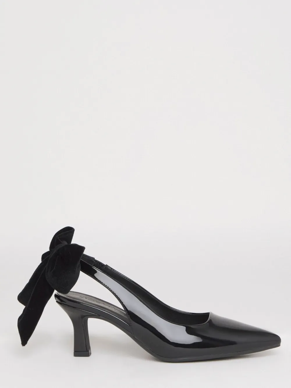 - Back Bow Pointed Toe Heel*Simply Be Hot