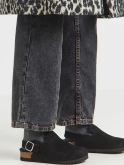 - Fluffy Mules With Back Strap*Simply Be Sale