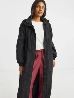 - Longline Rubberised Raincoat.*Simply Be New