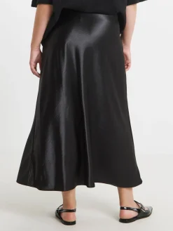 - satijnen maxi-rok*Simply Be
