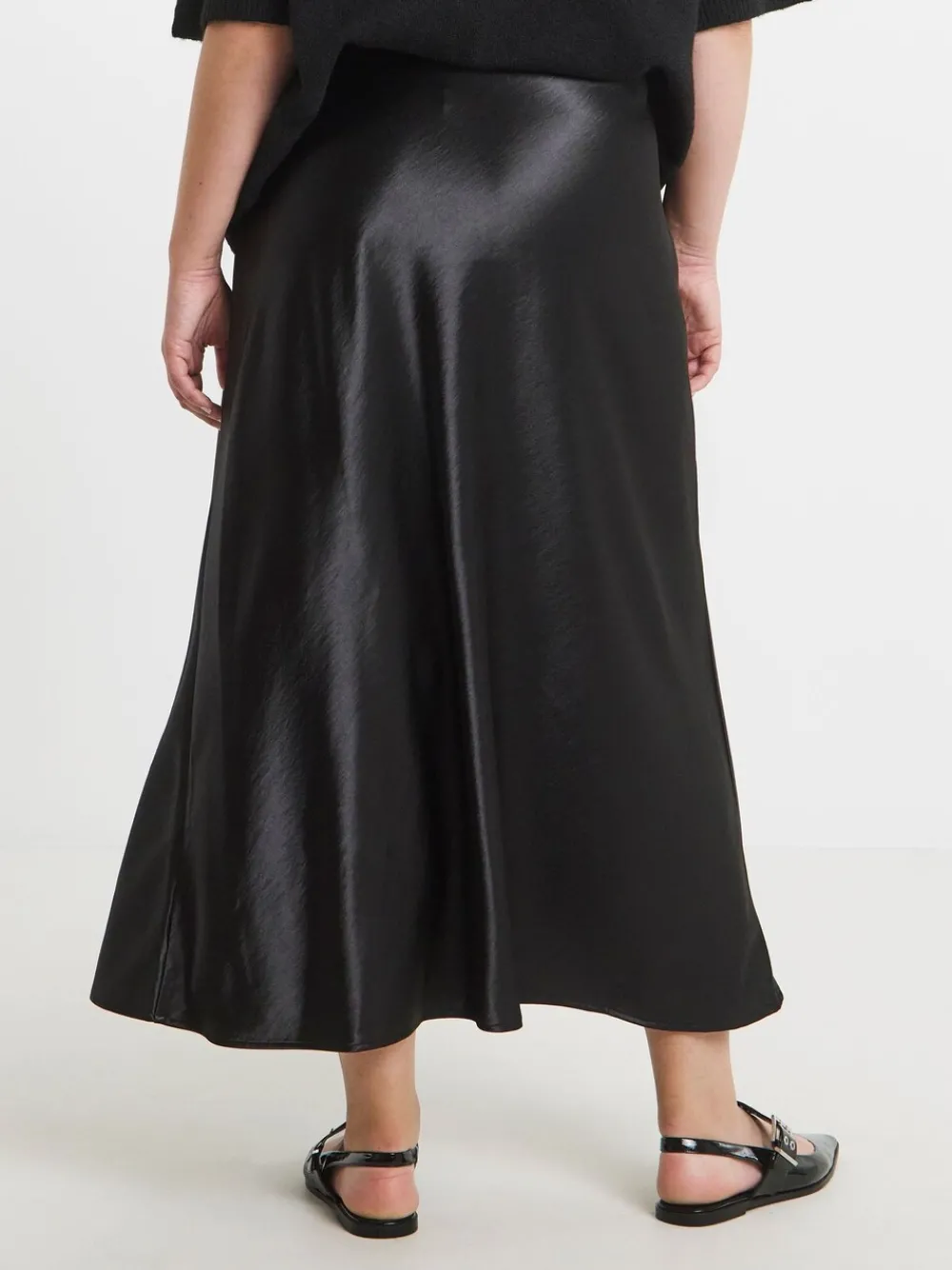 - satijnen maxi-rok*Simply Be