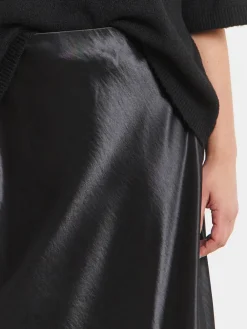 - satijnen maxi-rok*Simply Be