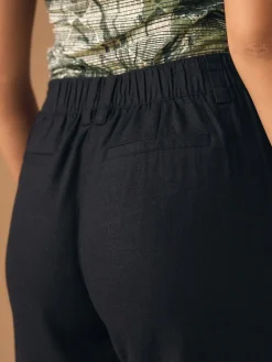 - Smart Front Linen Blend Wide Leg Trousers*Next Best