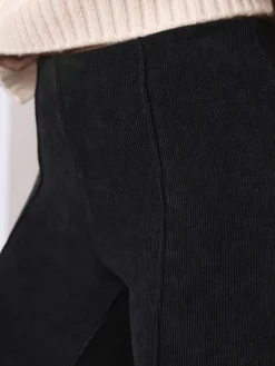 Zwart - Smoothing Corduroy Bootcut Trousers*Next Discount