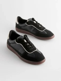 Zwart - Sneaker met veters*Next Online