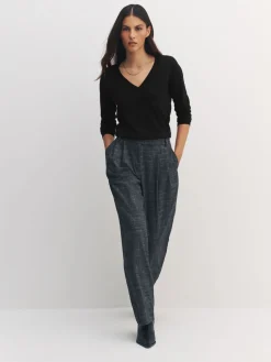 Zwart - Soft Touch V-Neck Cotton Rich Jumpers 2 Pack*Next Sale