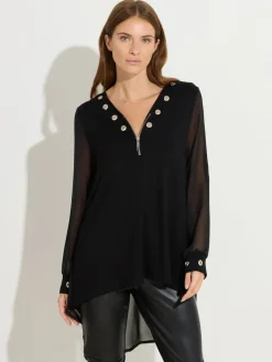 - Zip Detail Eyelet Top*Star by Julien MacDonald Hot