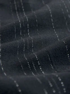 Zwart - Striped Flared Trousers*Next Online