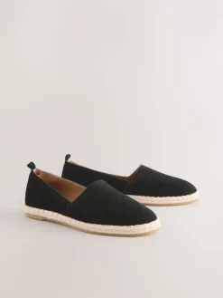 - Suède espadrilles met dichte neus*Next Clearance