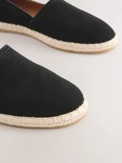 - Suède espadrilles met dichte neus*Next Clearance