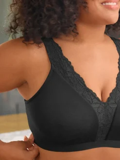 - Superzachte beha met totale ondersteuning en ultiem comfort zonder vulling en beugel*Next New