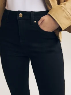 Zwart - Superzachte bootcut-jeans*Next Clearance