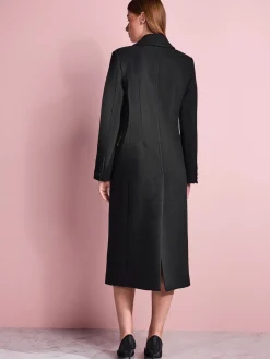 Zwart - Tabitha Simmons X Premium Double Breasted Coat*Next Clearance