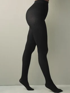 Zwart - Thermal Wool Blend Knitted Tights 1 Pack*Next Best