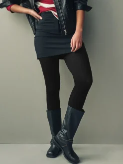 Zwart - Thermal Wool Blend Knitted Tights 1 Pack*Next Best