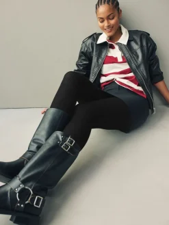 Zwart - Thermal Wool Blend Knitted Tights 1 Pack*Next Best