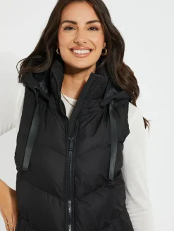 - - Lange bodywarmer*Threadbare Hot