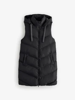 - - Lange bodywarmer*Threadbare Hot