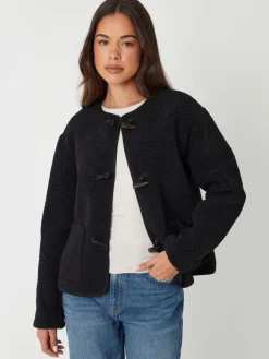 - borg fleece Toggle jack*Threadbare Clearance