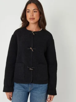 - borg fleece Toggle jack*Threadbare Clearance