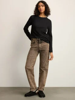 Zwart - T-shirt met lange mouwen en ronde hals*Next