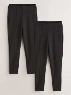 Zwart - Verpakking van 2 ponté leggings*Next New