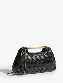 - Weave Grab Handle Clutch Bag*Lipsy