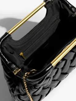 - Weave Grab Handle Clutch Bag*Lipsy