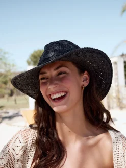 Zwart - Western Hat*Next Clearance