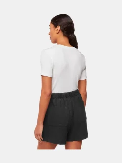 - linnen short met elastische tailleband*Whistles Hot