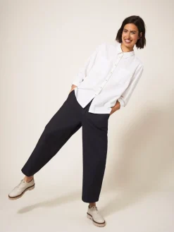 - halfange Belle broek met wijde pijpen*White Stuff Online