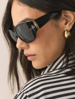 Zwart - Wrap Around Sunglasses*Next Sale