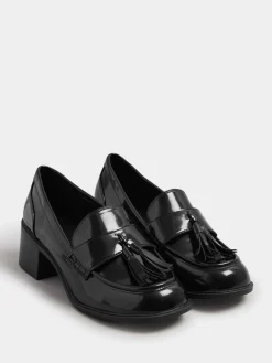 - Extra Wide Fit Heeled Tassel Loafers*Yours Curve Outlet