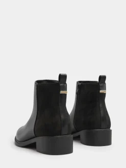 - Extra-Wide Fit Metal Trim Ankle Boots*Yours Curve Discount