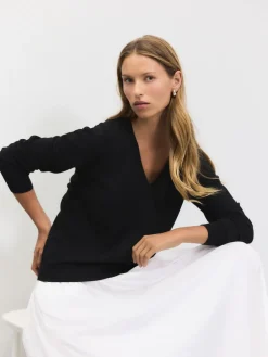 - Zachte V-hals Katoen Rijke Trui*Next Hot