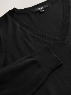 - Zachte V-hals Katoen Rijke Trui*Next Hot