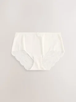 Zwart bloemenprint - 5 Niet-aftekenende slips met kanten achterkant*Next Best